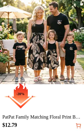 PatPat Family Matching Floral...
