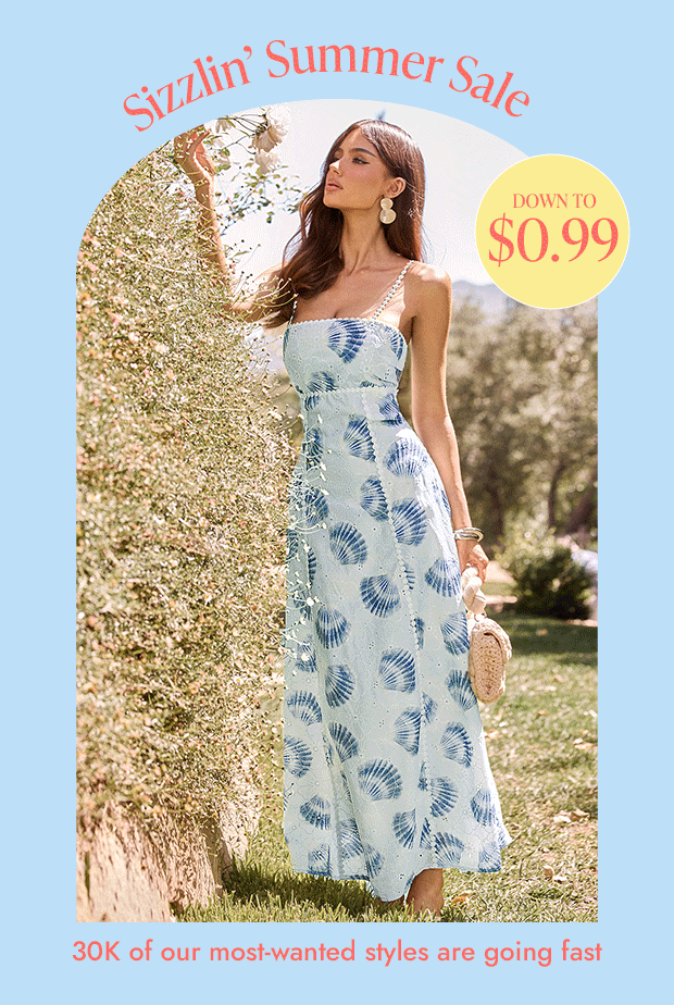 Sizzlin' Summer Sale