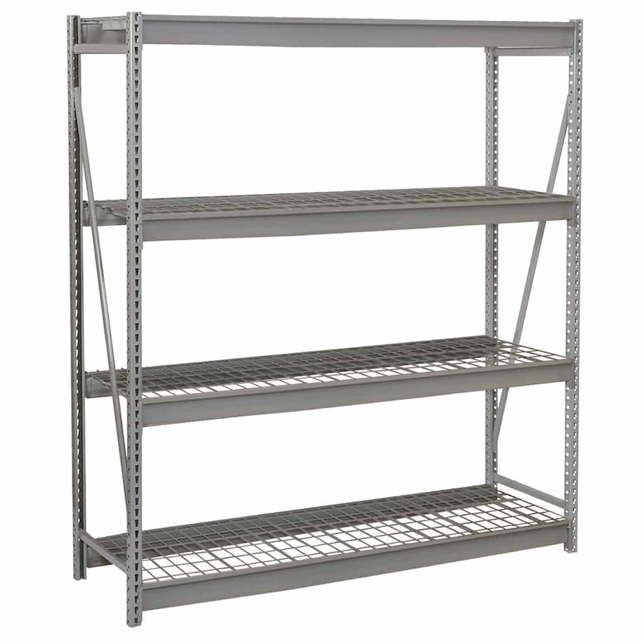 Bulk Storage Racks with Wire Decking