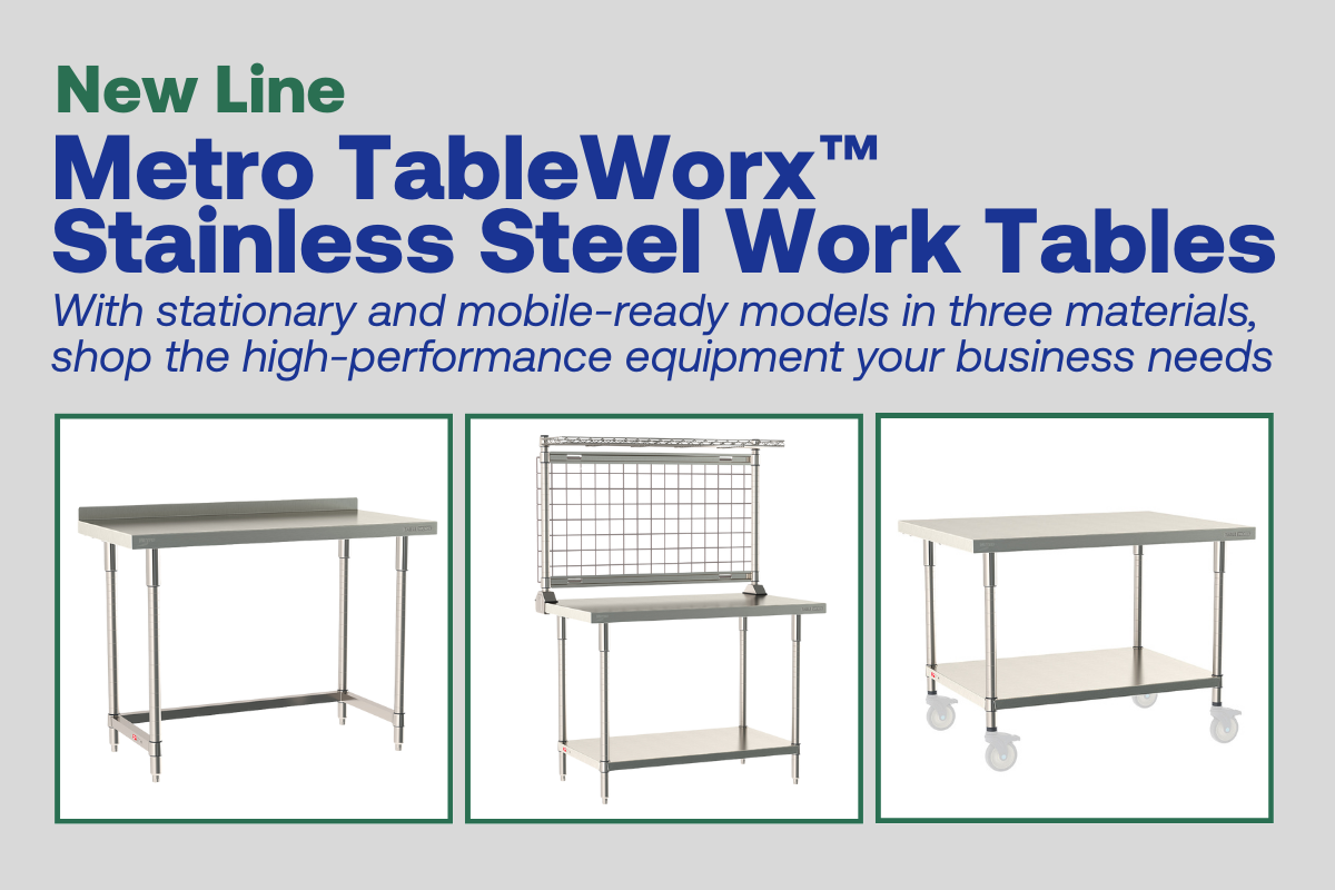 Shop New Metro TableWorx Stainless Steel Work Tables