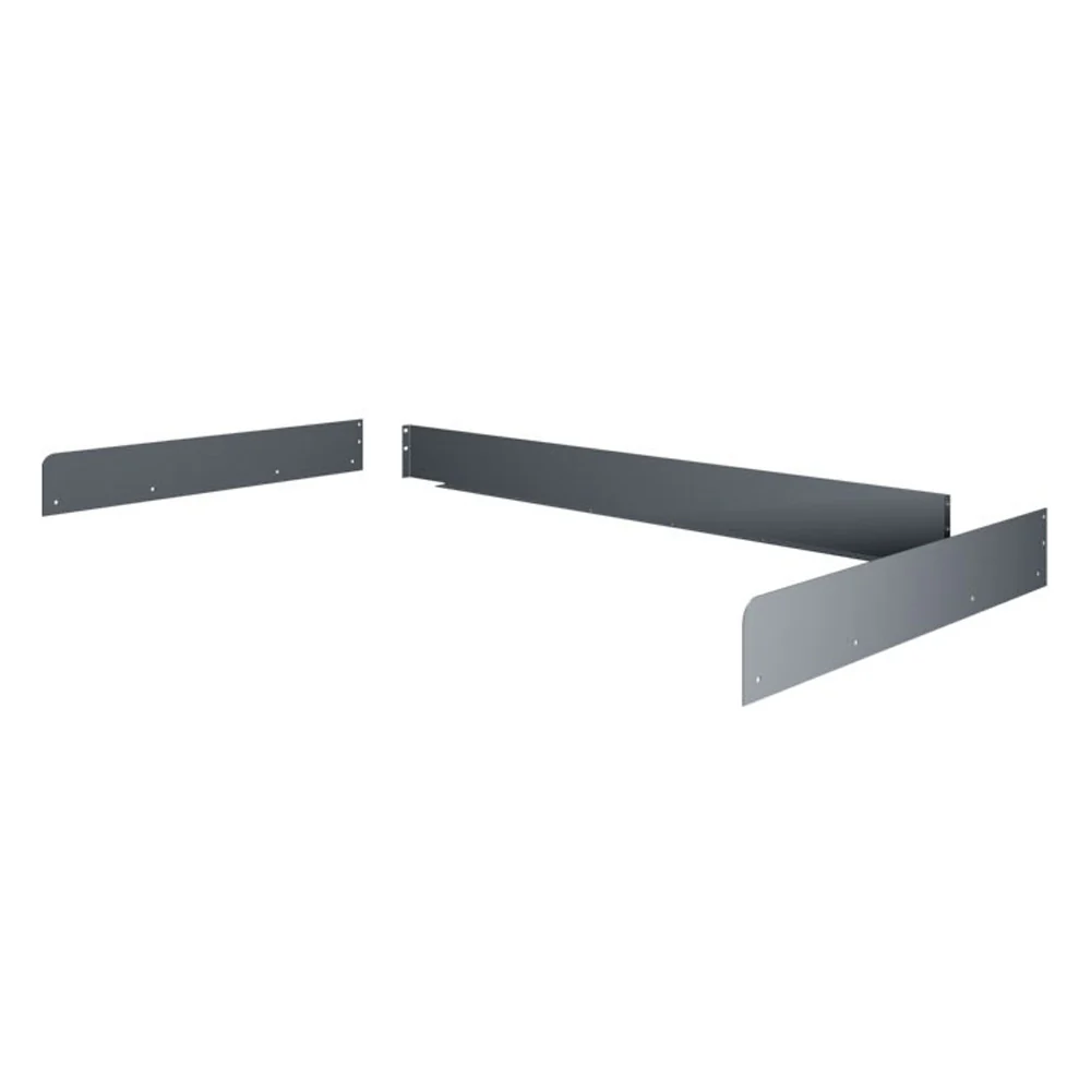 Image of Side & Back Rail Kit for Tennsco Workbenches - 36
