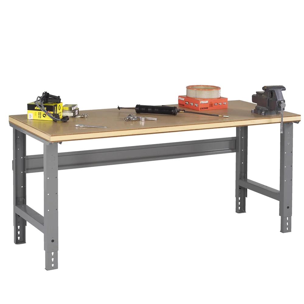 Image of Workbench w/ Adjustable Legs & Compressed Wood Top