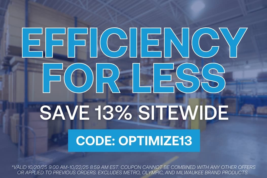 Efficiency for Less - Save 13% Sitewide - CODE: OPTIMIZE13