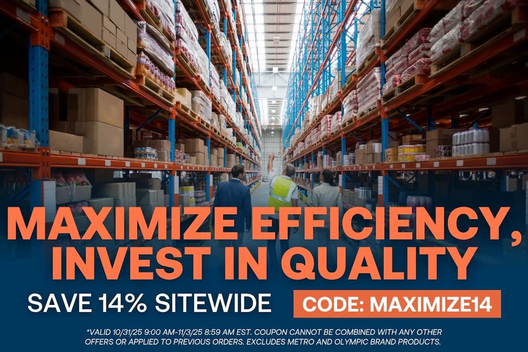 Maximize Efficiency, Invest in Quality - Save 14% Sitewide - CODE: MAXIMIZE14