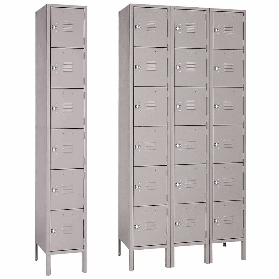6-Tier Lockers