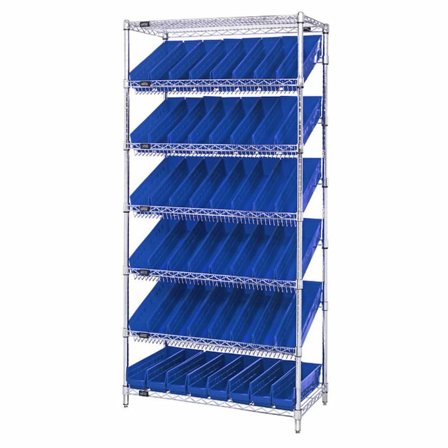 Slanted Wire Shelving