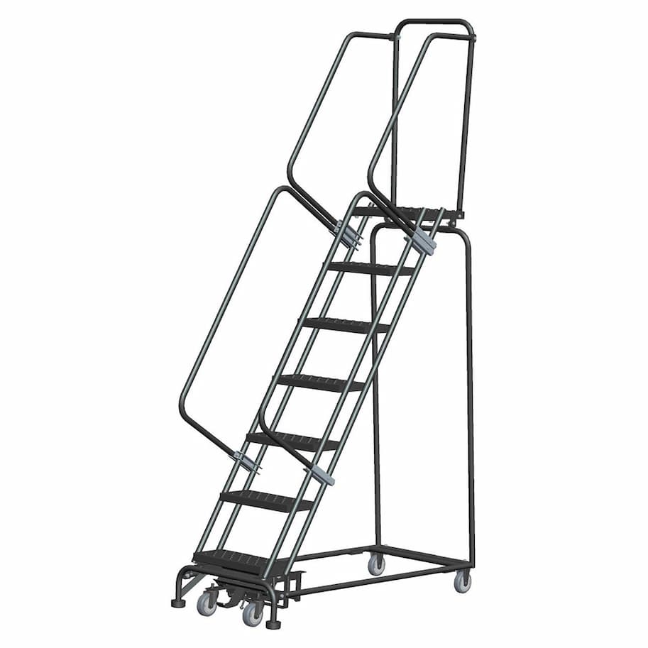 7 Step Rolling Ladders with Lockstep
