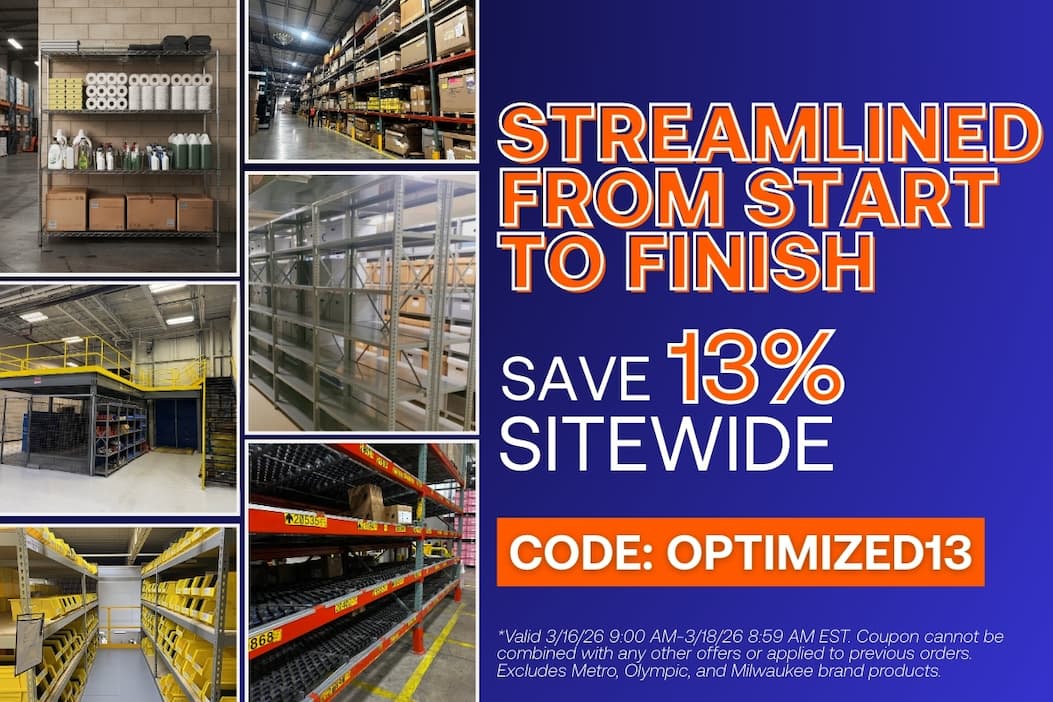 Streamlined from Start to Finish - Save 13% Sitewide - CODE: OPTIMIZED13