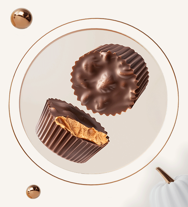 Animation of scratch off revealing color chips: Toasty and Bitter Chocolate.
