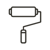 Icon of paint roller.