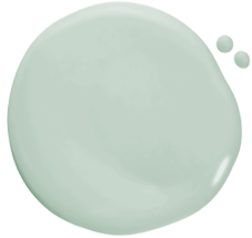 Paint dollop of Slow Green.