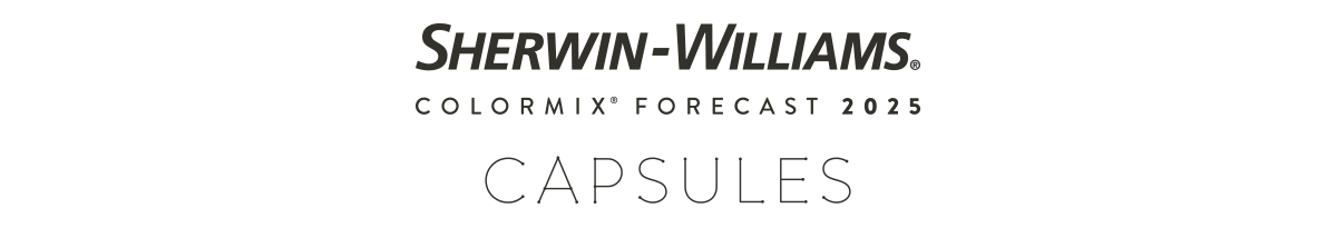 Sherwin-Williams. Colormix Forecast 2025. Capsules.