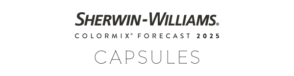 Sherwin-Williams. Colormix Forecast 2025. Capsules.