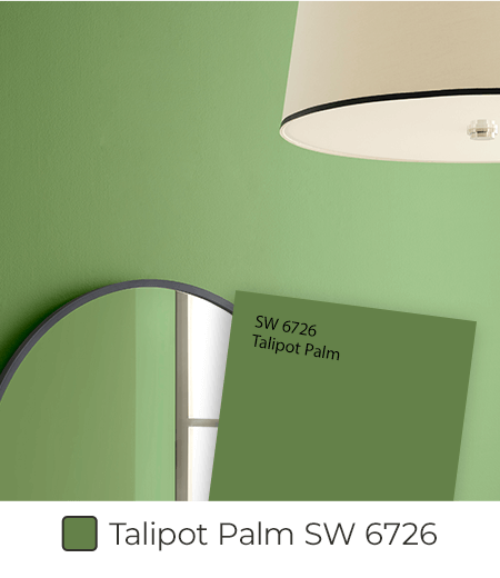 Room painted in Talipot Palm.