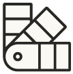 Color swatchbook icon.