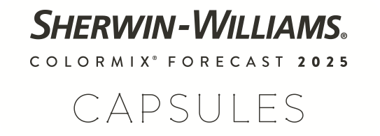 Sherwin-Williams Colormix forecast 2025 Capsules.