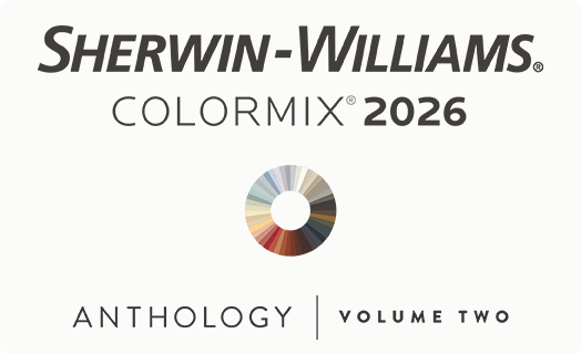 Sherwin-Williams. Colormix 2026. Anthology volume 2 logo.
