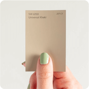 Universal Khaki Paint Chip.