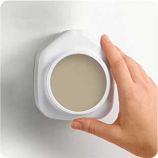 Universal Khaki paint sample can.