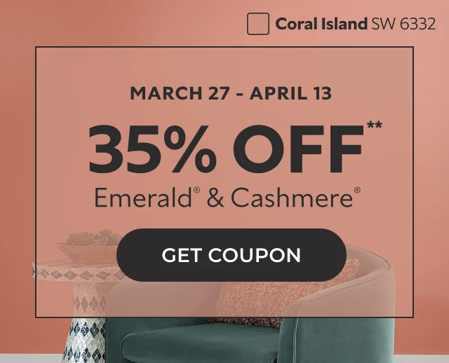 March 27-April 13. 35% off** Emerald® & Cashmere®. Click to Get Coupon.