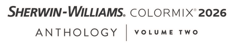 Sherwin-Williams®. Colormix® 2026. Anthology Volume Two.
