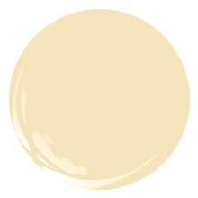 Paint dollop of Lemon Chiffon.