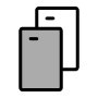 Color chip icon.