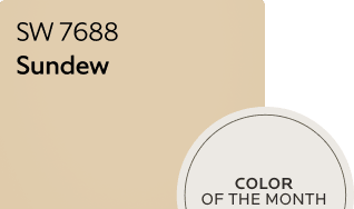 Sundew SW 7688 color chip. Color of the Month.