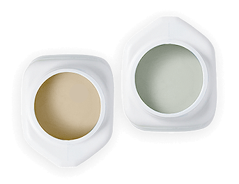 Top view of Color to Go® paint sample cans with paint showing.
