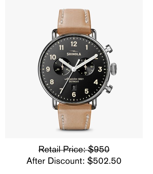 Retail Price: $950 After Discount: $502.50