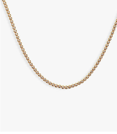 Diamond Necklace Yellow Gold