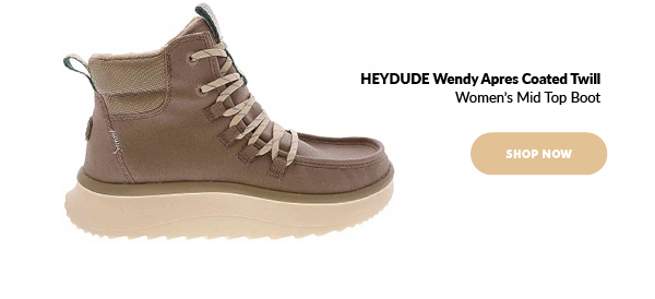 HEYDUDE Wendy Apres Coated Twill Women’s Mid Top Boot