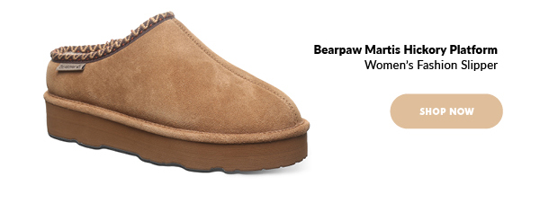 Bearpaw Martis Hickory Platform Women's Fashion Slipper SHOP NOW
