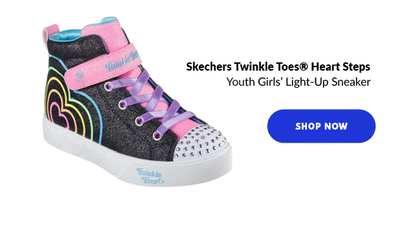 Skechers Twinkle Toes Heart Steps Youth