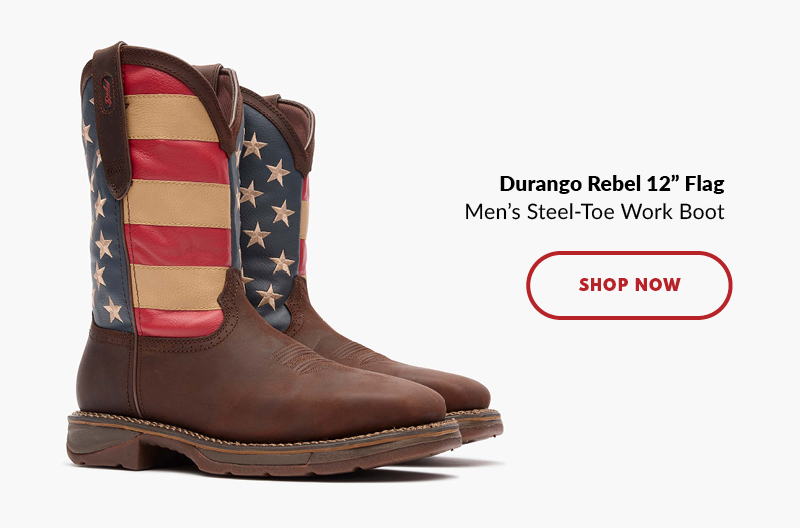 Durango Rebel 12" Flag Men's Steel-Toe Work Boot SHOP NOW
