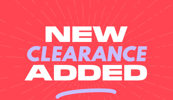 NEW CLEARANCE ADDED
