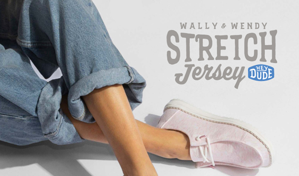 Shop HEYDUDE Jersey Stretch