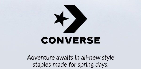Shop Converse spring arrivals!