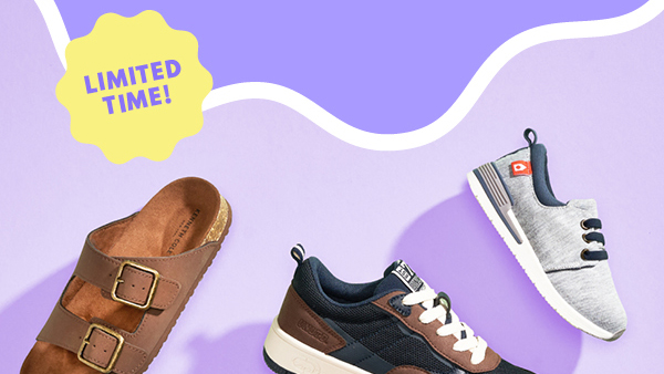 BOGO 50% OFF Kids' Shoes!