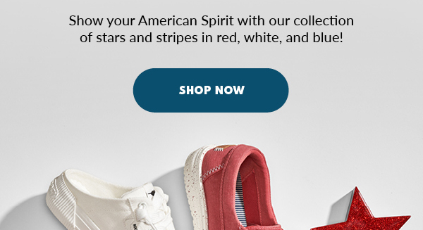 Shop patriotic shoe styles online now!