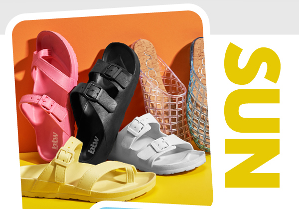 Shop Vacation ready sandals and water shoes!