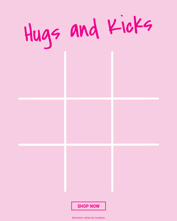 Hugs and Kicks animated image. Shop now.