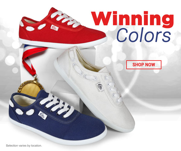 Winning colors. Shop now.