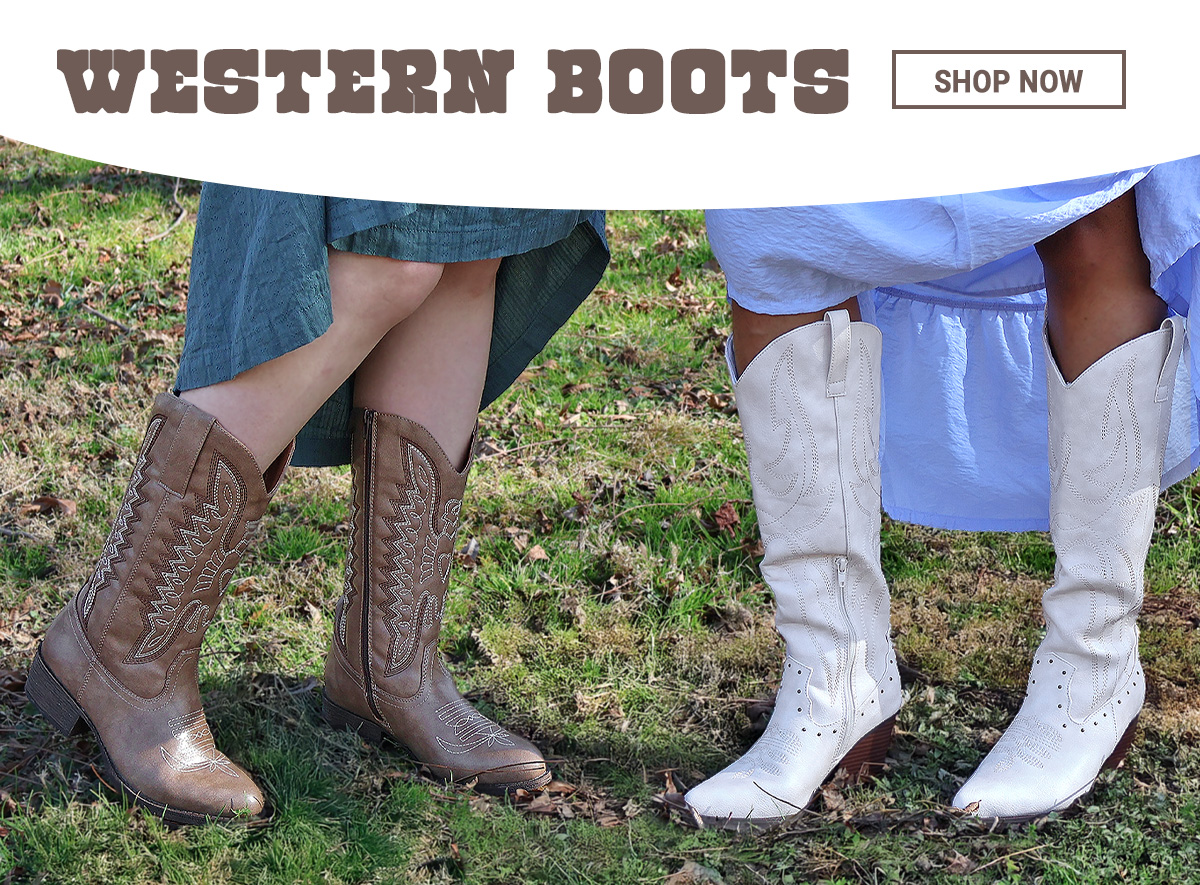 Western boots. Shop now.