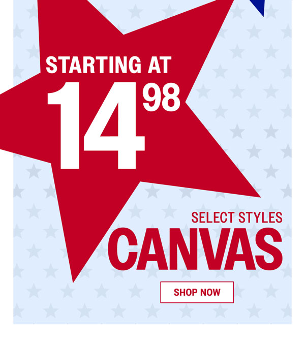 Select Styles Canvas Starting at $14.98