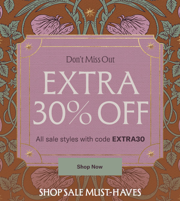 Extra 20% off: Shop sale must-haves