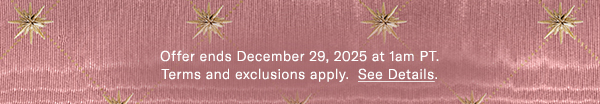 Terms and Conditions Apply. See details.