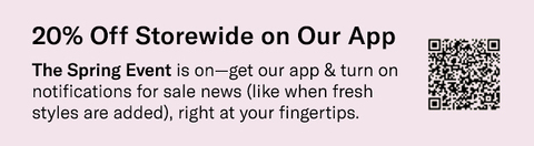 The Shopbop App with QR code