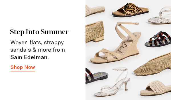 Step Into Summer: Woven flats, strappy sandals & more from Sam Edelman