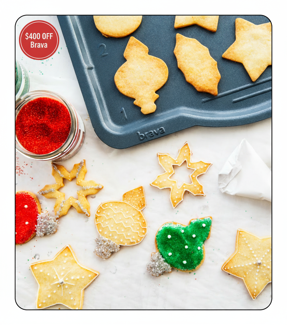 an image of a cookie tray with cookies and decorations on it